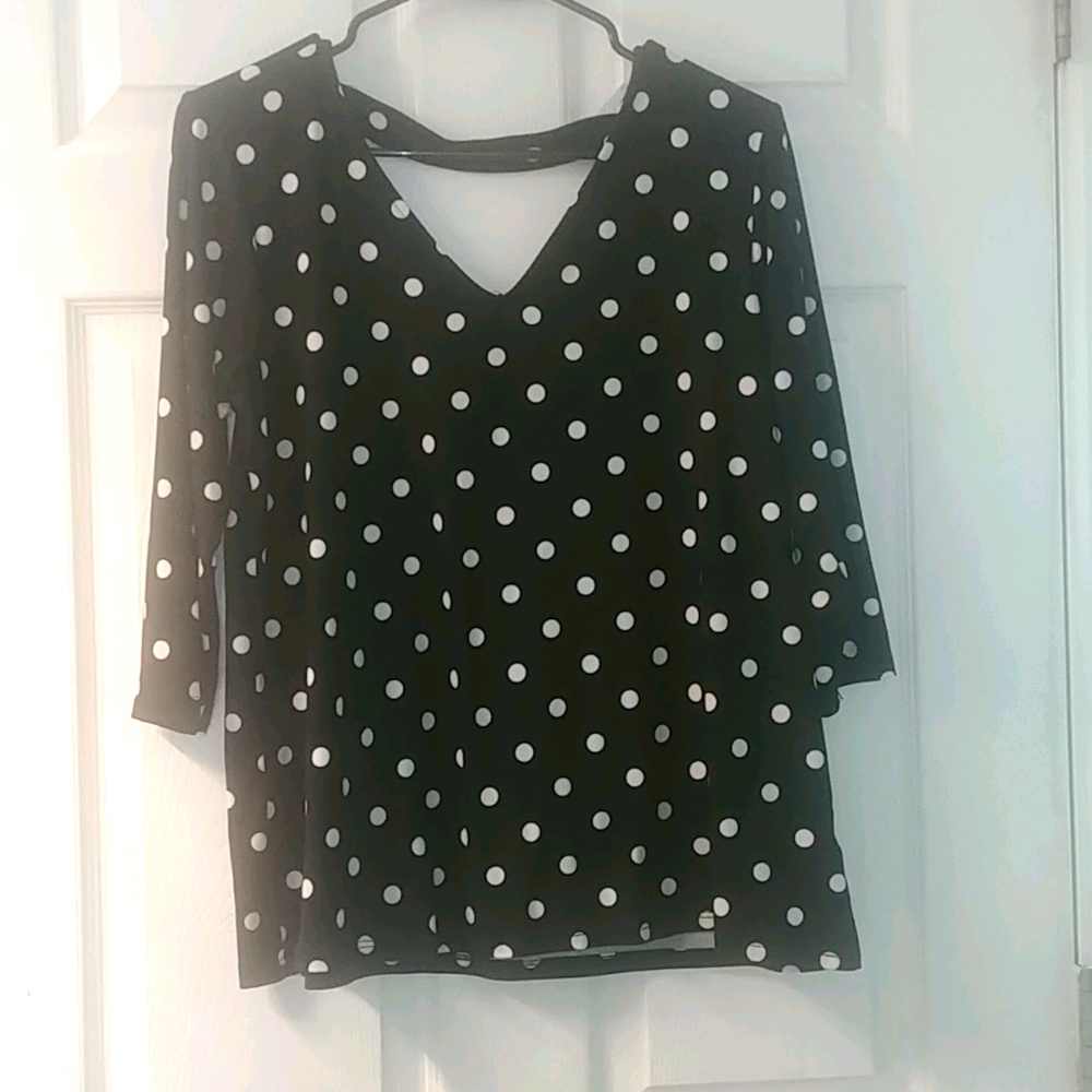 Size L Polka Dot Shirt